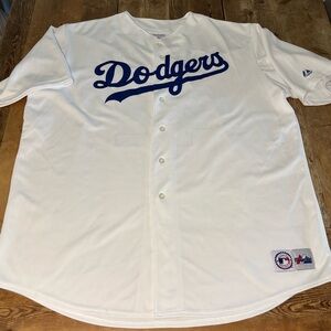 rare Vintage Majestic Brooklyn Dodgers Jackie Robinson #42 Jersey White